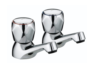 Bristan Club Basin Taps Chrome VAC 1/2 C MT