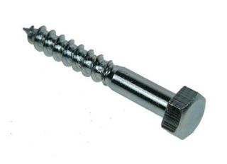 Coach Screw BZP M8x75mm (Pack 5)