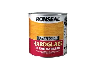 Ronseal Ultra Tough Gloss Hardglaze Clear Varnish 2.5L