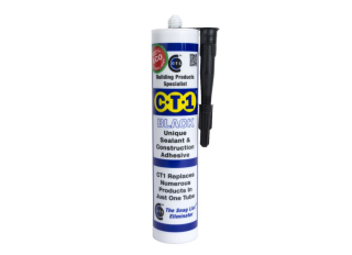 C-Tec CT1 Construction Sealant Adhesive Black 290ml