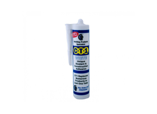 C-Tec CT1 Construction Sealant Adhesive White 290ml