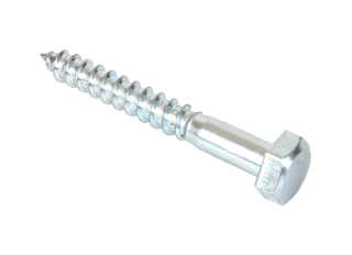 Coach Screws Hex Head BZP M8x70mm