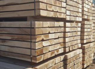New Untreated Oak Sleeper 2400x200x100mm