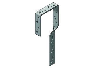 Expamet Galv Restraint Strap Std 1000x30x2.5mm Straight