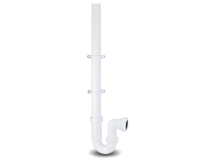 Polypipe WT59W Washing Machine Upstand Trap 40mm Seal 75mm